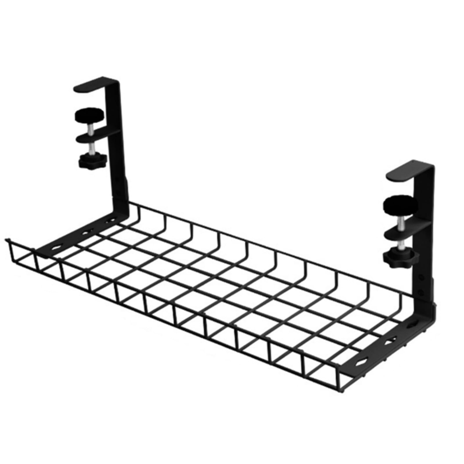 Sotto la Tabella di Gestione dei cavi del metallo Vassoio Organizzazione del Filo Non Trapano Per Casa Ufficio Scrivania Storage Cucina Accessori Filo