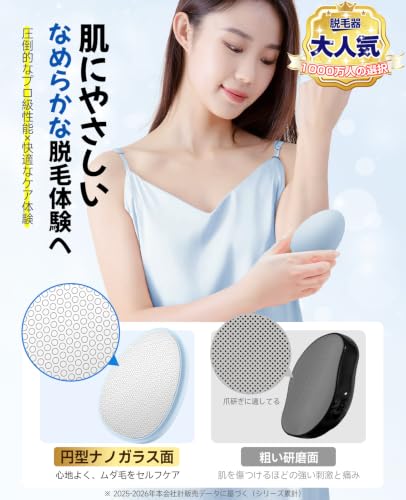 Simmor 擦るだけナノガラス無痛脱毛器