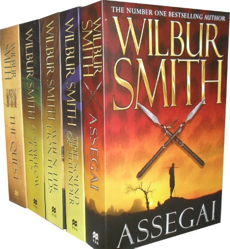Wilbur Smith Collection 5 Books Set Pack RRP:39.95 (Assegai, The Sound ...