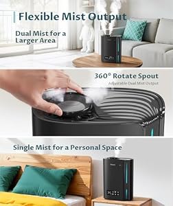 BREEZOME 6L Humidifier for Bedroom Large Room Smart Humidistat Control — photo 6 of 6