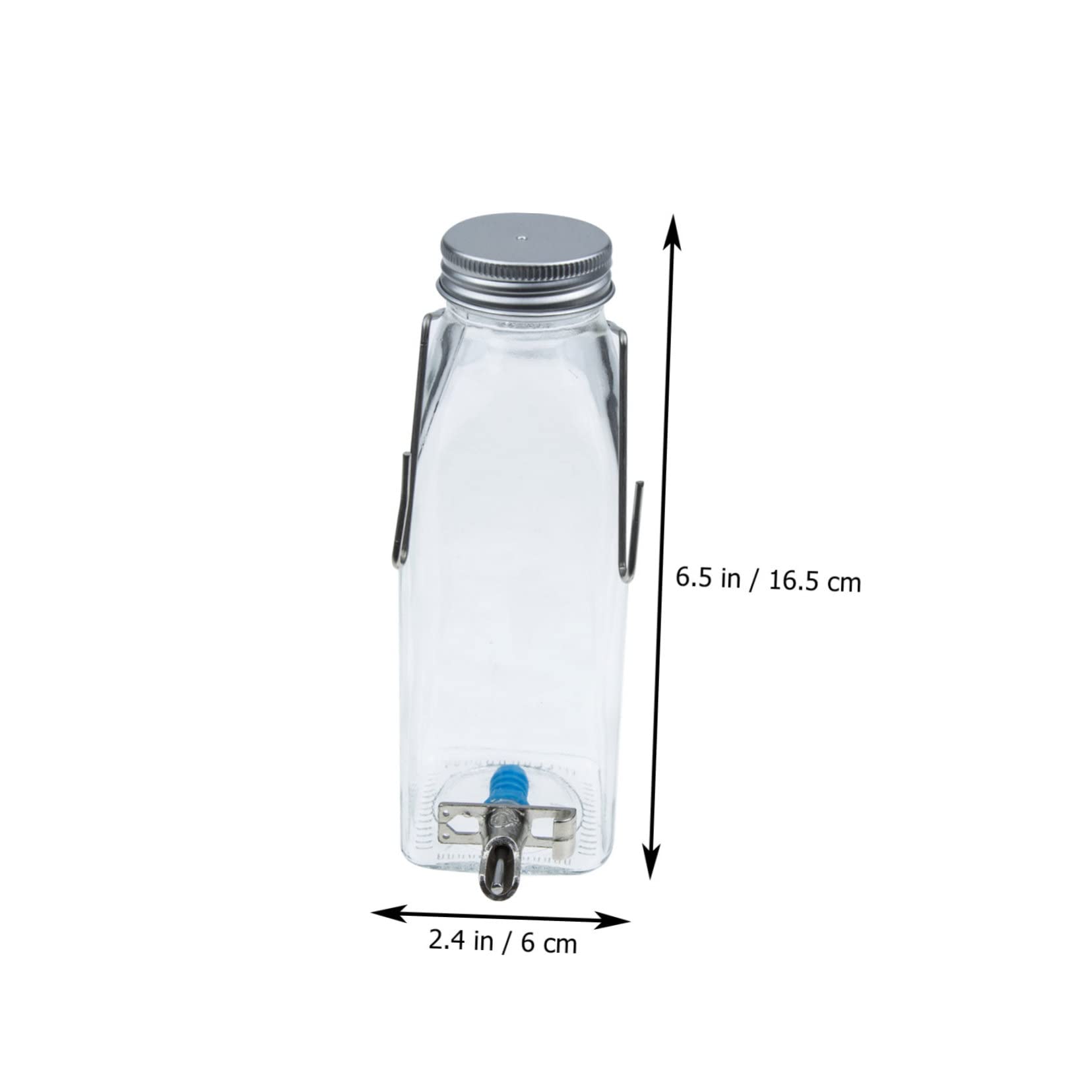 VICASKY Rabbit Watering System Pet Water Bottle 350ml Hanging Water Container for Small Animals