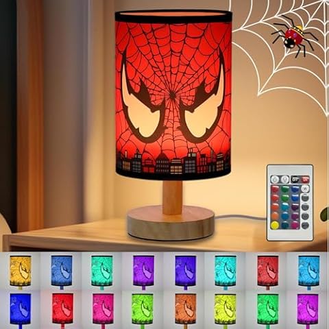 Spider Bedside Lamp with 16 Colour Options Cover