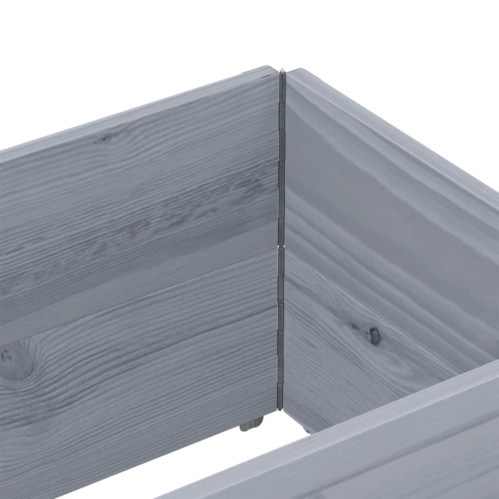 Generico Paretali per Pallet 2pz Grigi 150x50cm Legno Massello di Pino,Commercio e Industria,Movimentazione di Materiali,Pianali di carico e pallet-4010299