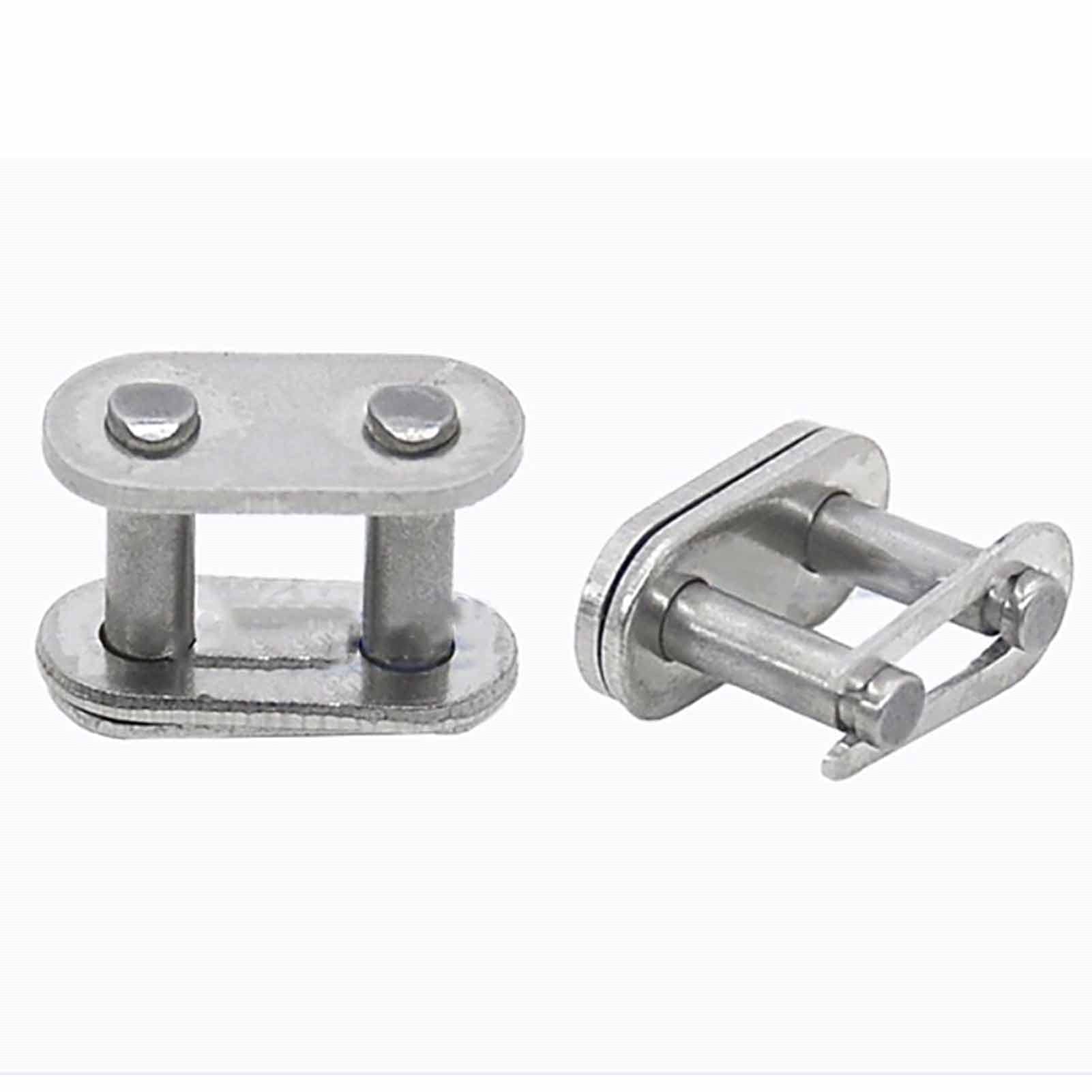 Cadena De Rodillos 1M / 1.5M 08B-1, Cadena De Transmisión Industrial De Acero Inoxidable Con Un Tono De 12.7 Mm, Juntas De Cadena.(1M)