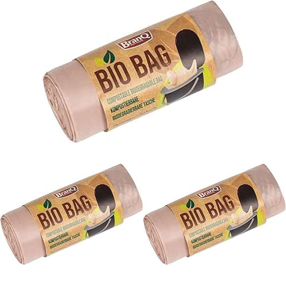 Camping Toilettenbeutel Bio 20 Stück Limited Edition für Campingtoiletten BranQ 22 l (Packung mit 3)