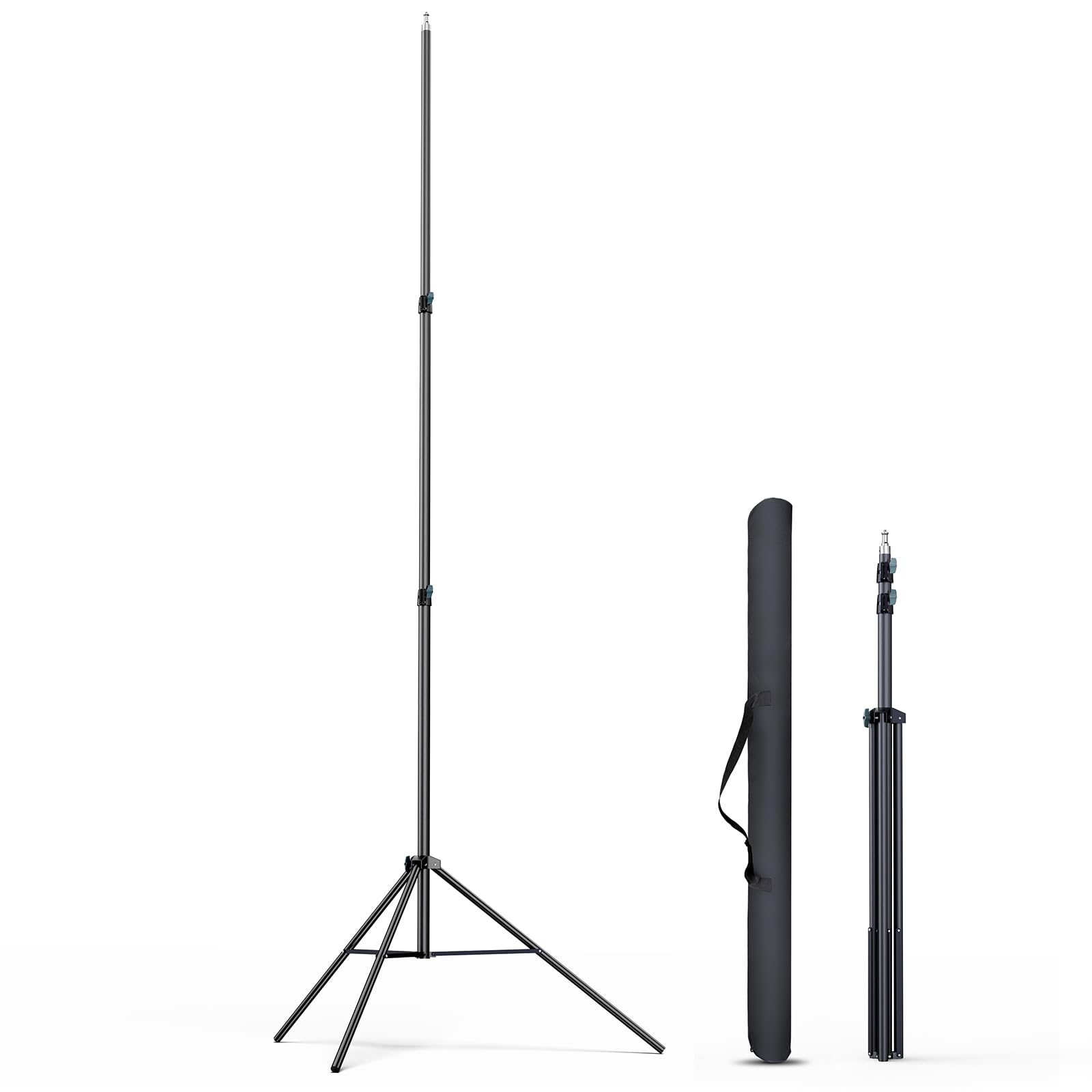 Cisian 13ft Heavy Duty Light Stand Photography Tripod,160inch/4M Light Stand Photography High Sports Tripod with 1/4'' Screw for Studio LED Light,DSLR Camera,Sports Camera Professional