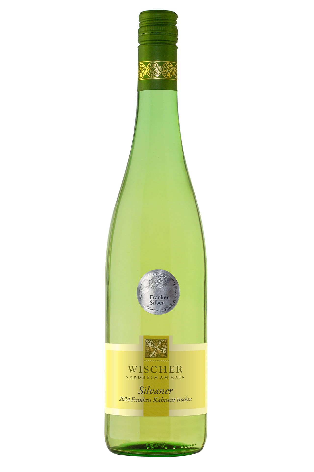 WEIN WISCHER Weißwein Silvaner trocken Kabinett [4,5 l] Franken Wischer Nordheim am Main Frankenwein jetzt genießen!