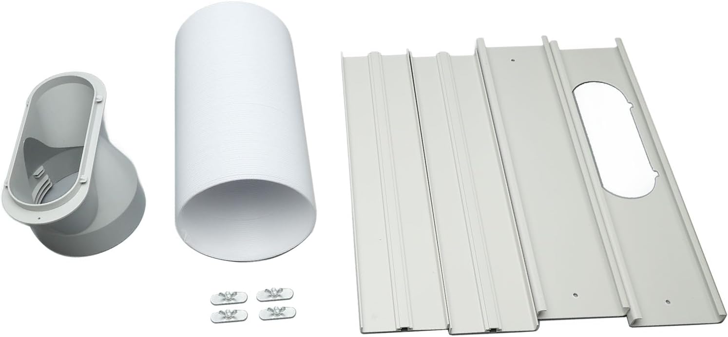 XWXLIJV Kit de ventilación de ventana de CA Kit de ventana de aire acondicionado portátil, kit de ventana ajustable universal de reemplazo de sello