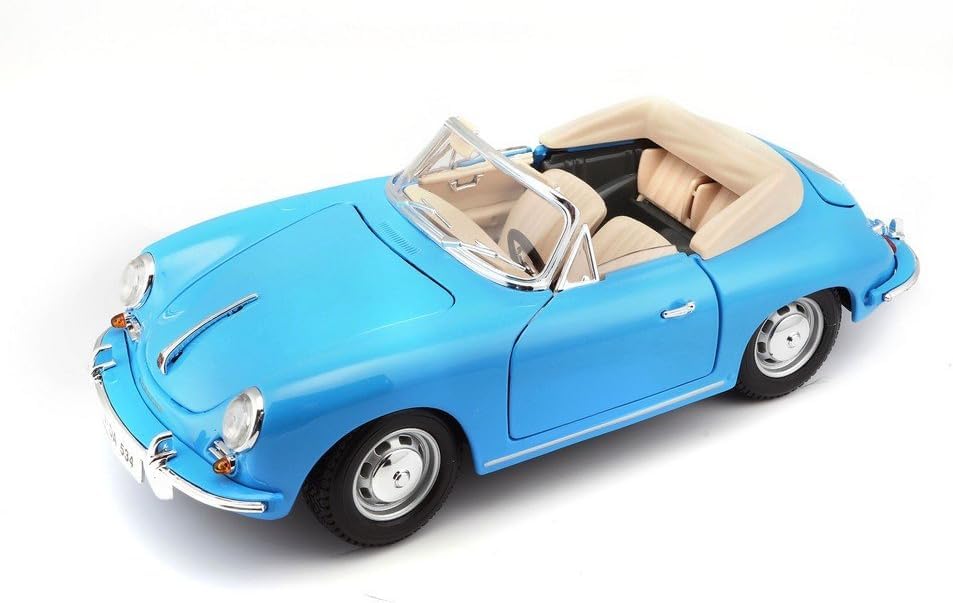Amazon | BURAGO 1/18 ミニカー ポルシェ 356B カブリオレ 1961