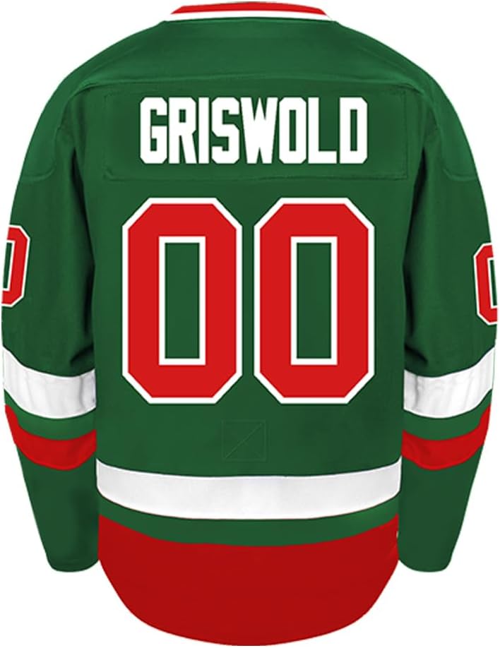 CUTHBERT #00 Griswold Movie Ice Hockey Jersey Men's Christmas S-3XL Vacation Stitched Shirts - Image 3