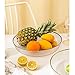 Fruit Bowls The Living Room Fruit Dish Glass All Transparent Fruit Dish Candy Dish For Fruit, Snacks,Decorative Display Stand Kitchen Accessories