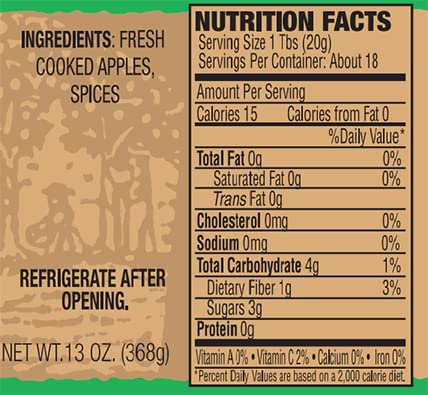 Dillman Farm No Sugar Added Apple Butter - All Natural, Gluten-Free, Non-GMO, Vegan, Kosher, Eco-Friendly, Preservative Free, Corn Syrup Free - Made in USA, 13oz (Pack of 6)