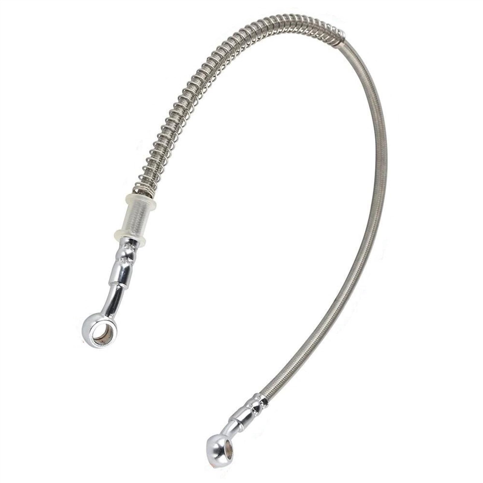 Ksxzw Silver Motorbike Part Universal Motorbike Accessories Motorcycle Brake Oil Hose Line 60Cm