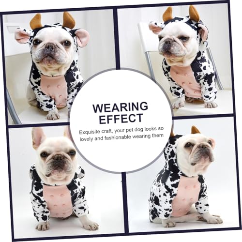 Disfraz para perro con estampado de vaca SUPVOX talla S miniatura 4