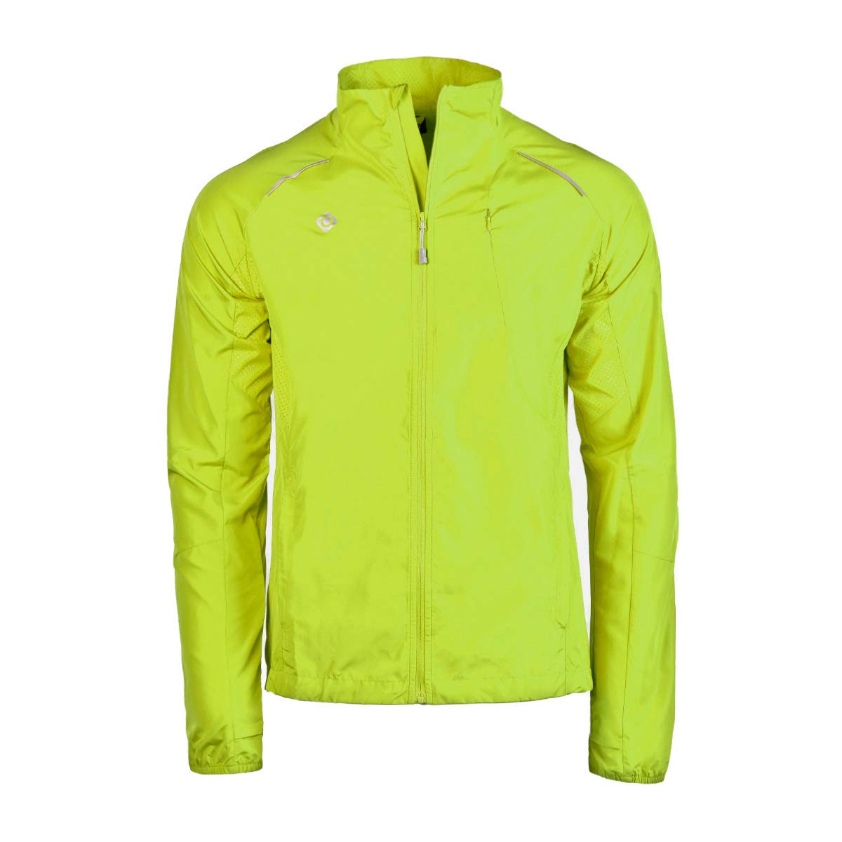 IZAS Brezel Giacca Leggera da Uomo per Running e Trekking. Tessuto AWPS, DRY e Coolspeed. Taglio Aderente e Maniche Anatomiche. Ventilazione e Dettagli Riflettenti