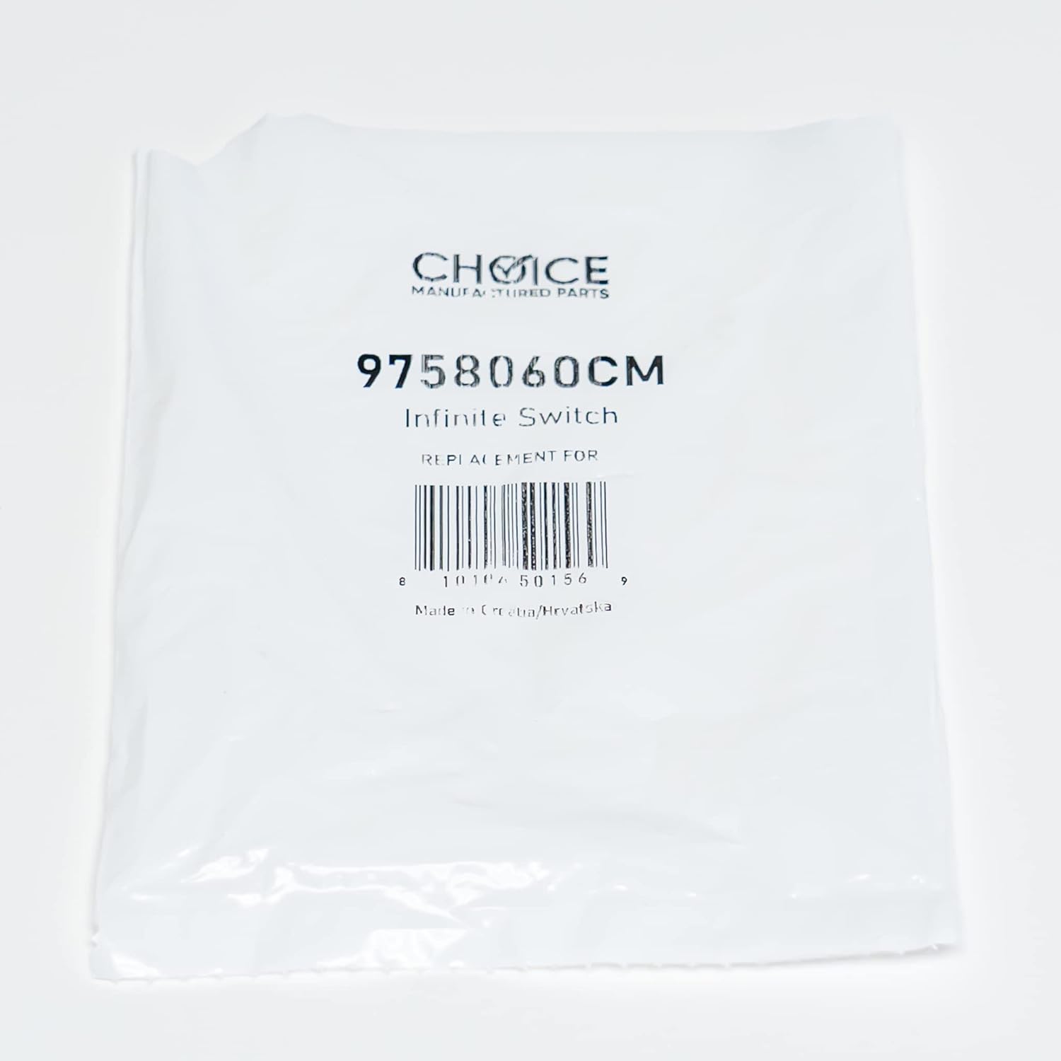 Choice Parts 9758060 Range Stove Burner Infinite Control Switch for Whirlpool WP9758060