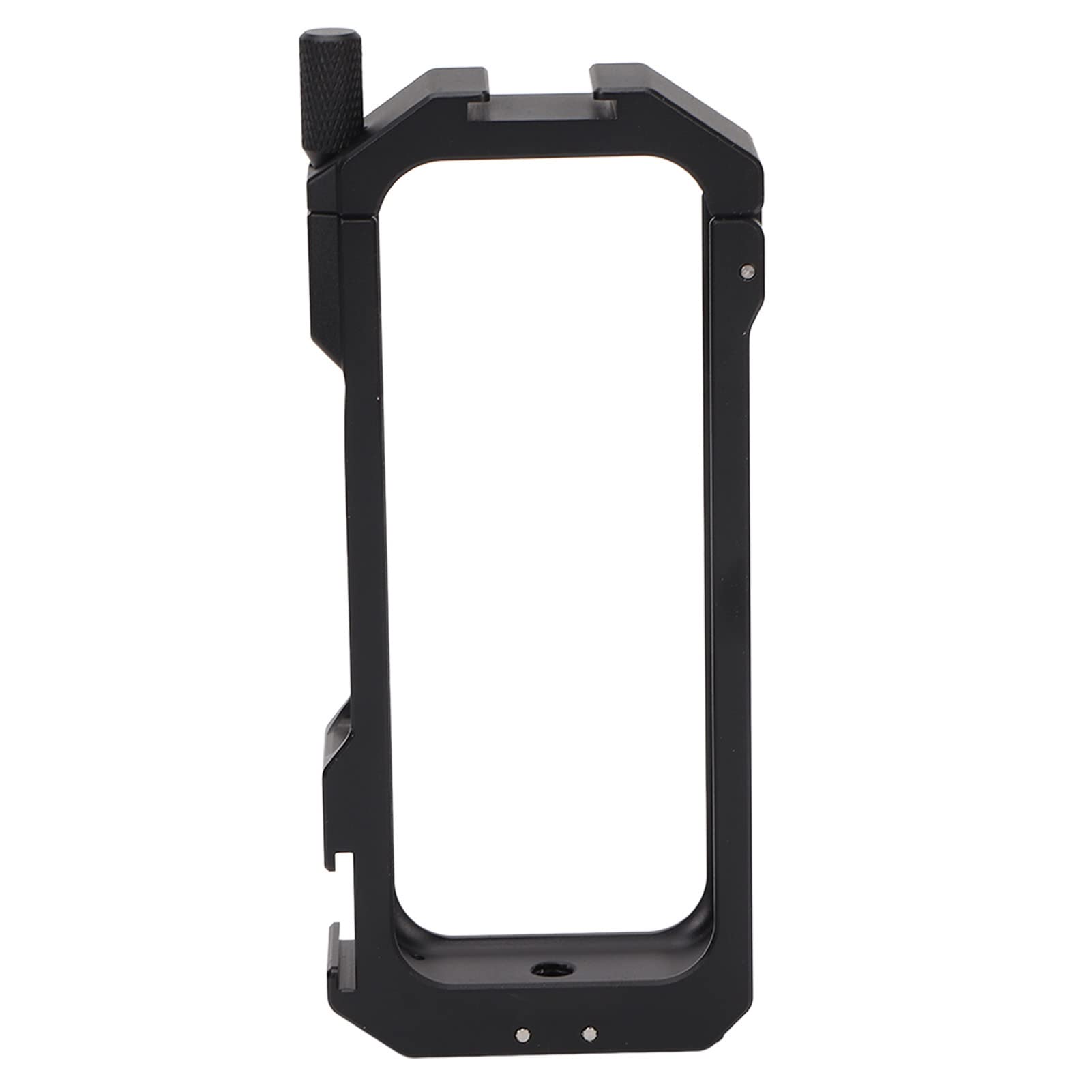 ANGGREK Camera Housing Cage, Aluminum Alloy CNC Machining Camera Protective Frame Side Avoidance Design for Camera