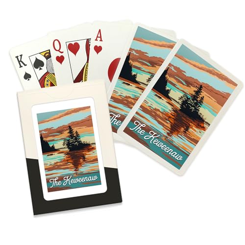 The Keweenaw Michigan Baraja de poker 52 cartas