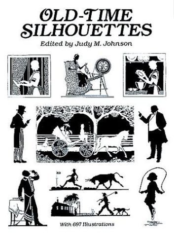 Old-Time Silhouettes silhouettes vintage en papier d'art découpé à la main