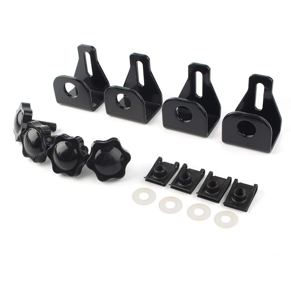 GZYF Motorbike Saddlebag Lock Mounting Security Theft Deterrent Brackets Mount Set for Harley Touring Model 1994-2018