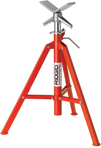 22168 servante de tubes à tête en V haute et pliante modè RIDGID