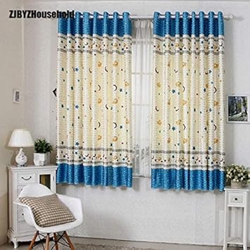 Ubersweet Children S Girls Room Short Warm and Loving Pattern Curtains for Windows Living Room Bedroom Highest Height 2 Meters: Tulle, W100Cmxl190Cm, Rod Pocket