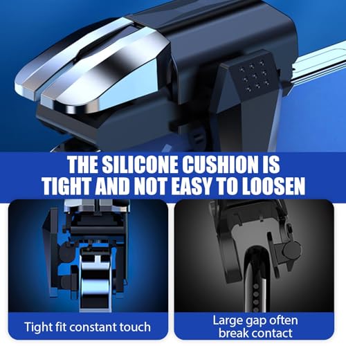 Novstuf Gatillos para Movil, 6 Dedos Joystick Controller Juego Gamepad Triggers Mobile Phone Game Controller Disparadores para Call of Duty PUBG Compatible con Teléfonos Android y iOS - imagen 4