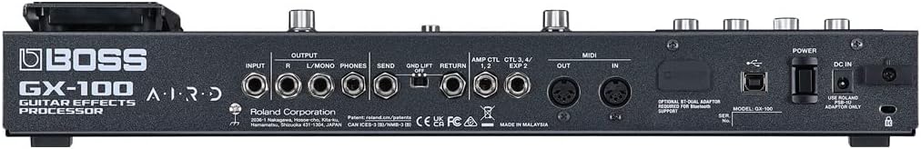 Boss GX-100 Multi-Effects Device + Keepdrum Jack Cable