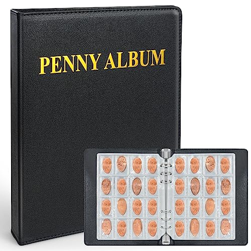 Pressed Penny Book, Penny Collection Album Hold 190