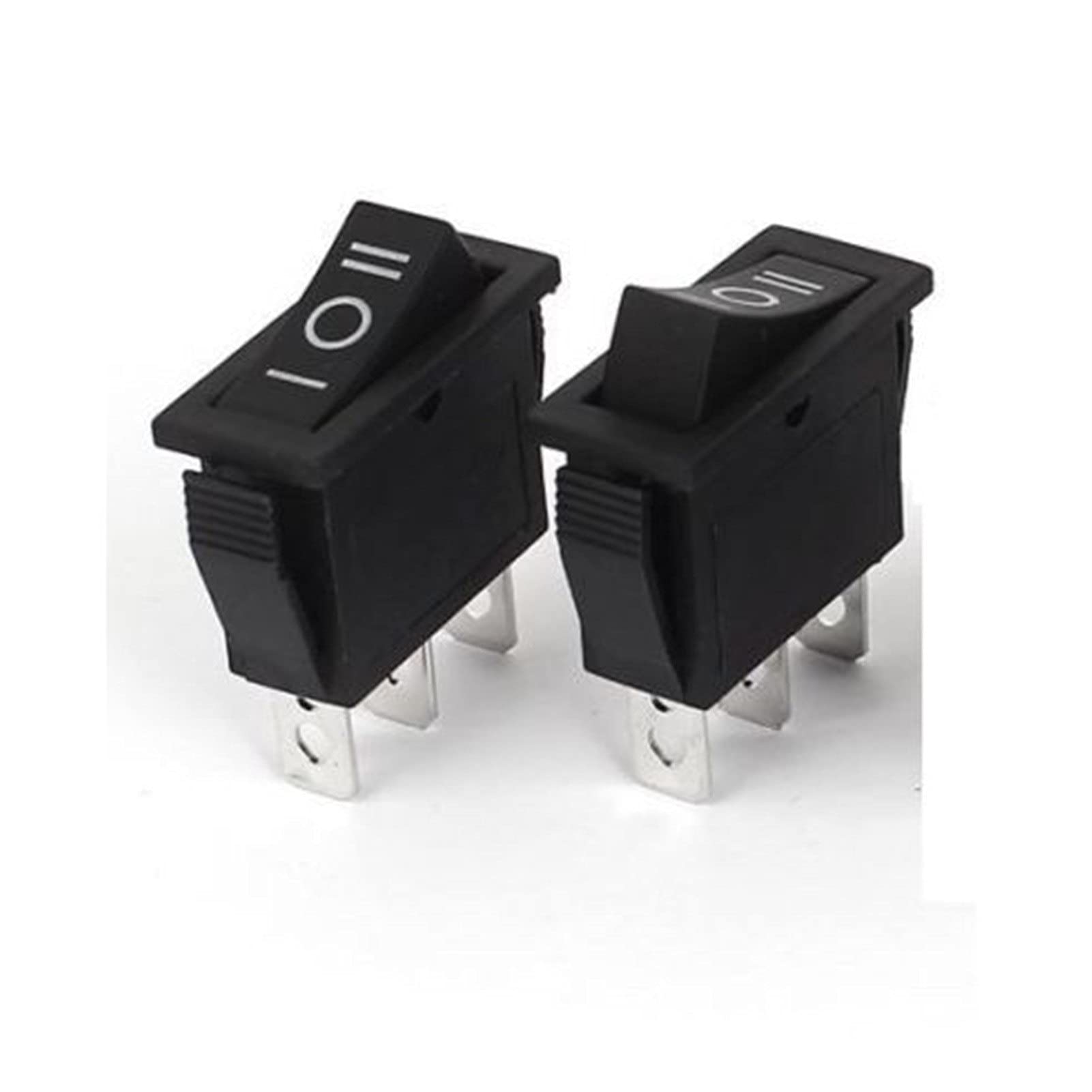 Interruttore A Bilanciere ON-OFF-ON SPDT - 5 Pezzi, 15A 250VAC, Nero - Foto 5