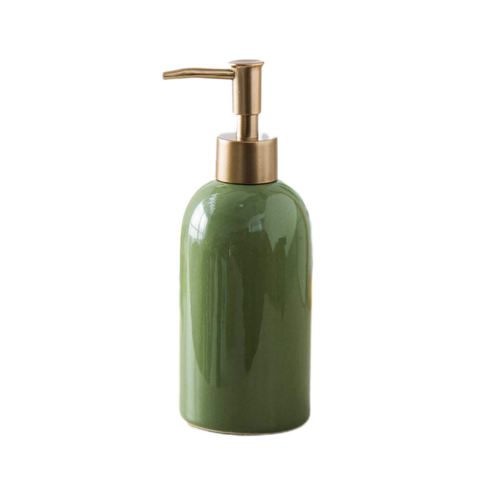 Buxuaaaa Ceramic Soap Dispenser Bathroom Hand Sanitizers Container Shampoo Shower Gel Press Bottle Liquid Soap Dispenser