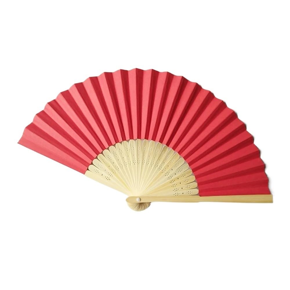 Jobaojiang Customizable Folding Paper Fans – Personalized(5113 No Personalise,40PCS)