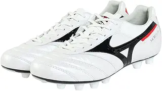 ミズノ（MIZUNO） サッカースパイク 天然芝/土/人工芝用 モレリアII JAPAN P1GA250109 お一人様一点まで （ホワイト×ブラック/２４．５/Men's、Lady's）