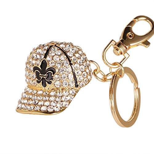 Preisvergleich Produktbild GMTEXTILES Kristall Hut Schlüsselkette Strass Kristall Charm Mode Frauen Schmuck Tasche Anhänger Schlüsselanhänger Geschenk