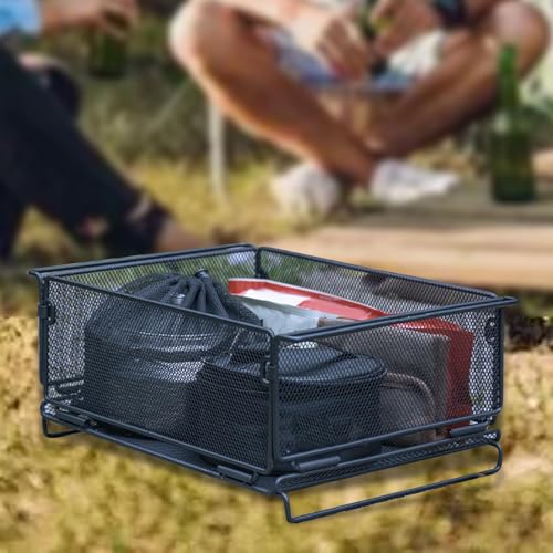 Panier de rangement pliable camping - Solution table encombrée - 7