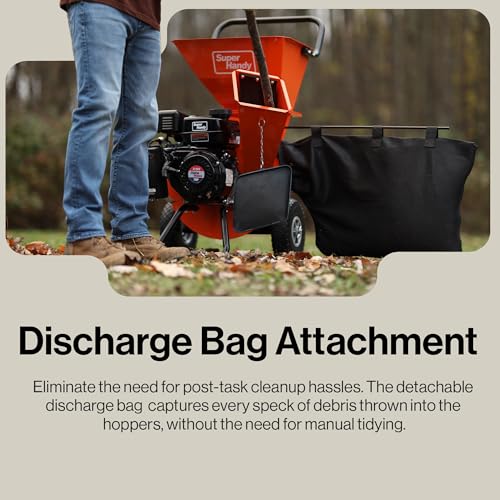 Superhandy GUO019-FBA-TR Wood Chipper Shredder Mulcher Ultra Heavy Duty 7Hp 3 In 1 Multi-Function 3 Inch Inch Max Capacity thumb #5