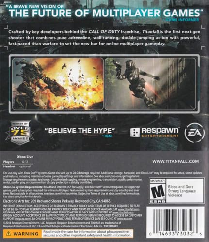 Opiniones y reviews de Titanfall para comprar online. 20 Opiniones y reviews de Titanfall para comprar online. 12