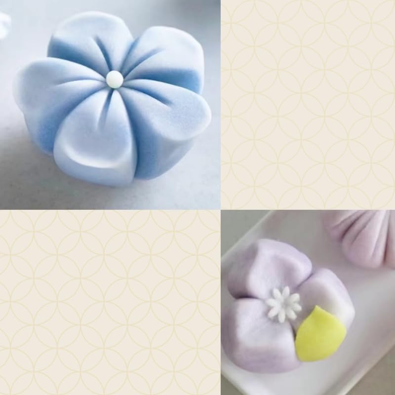 Amazon | KUNNKENN 和菓子道具 練り切り用 三等分・五等分抜き型|φ70MM