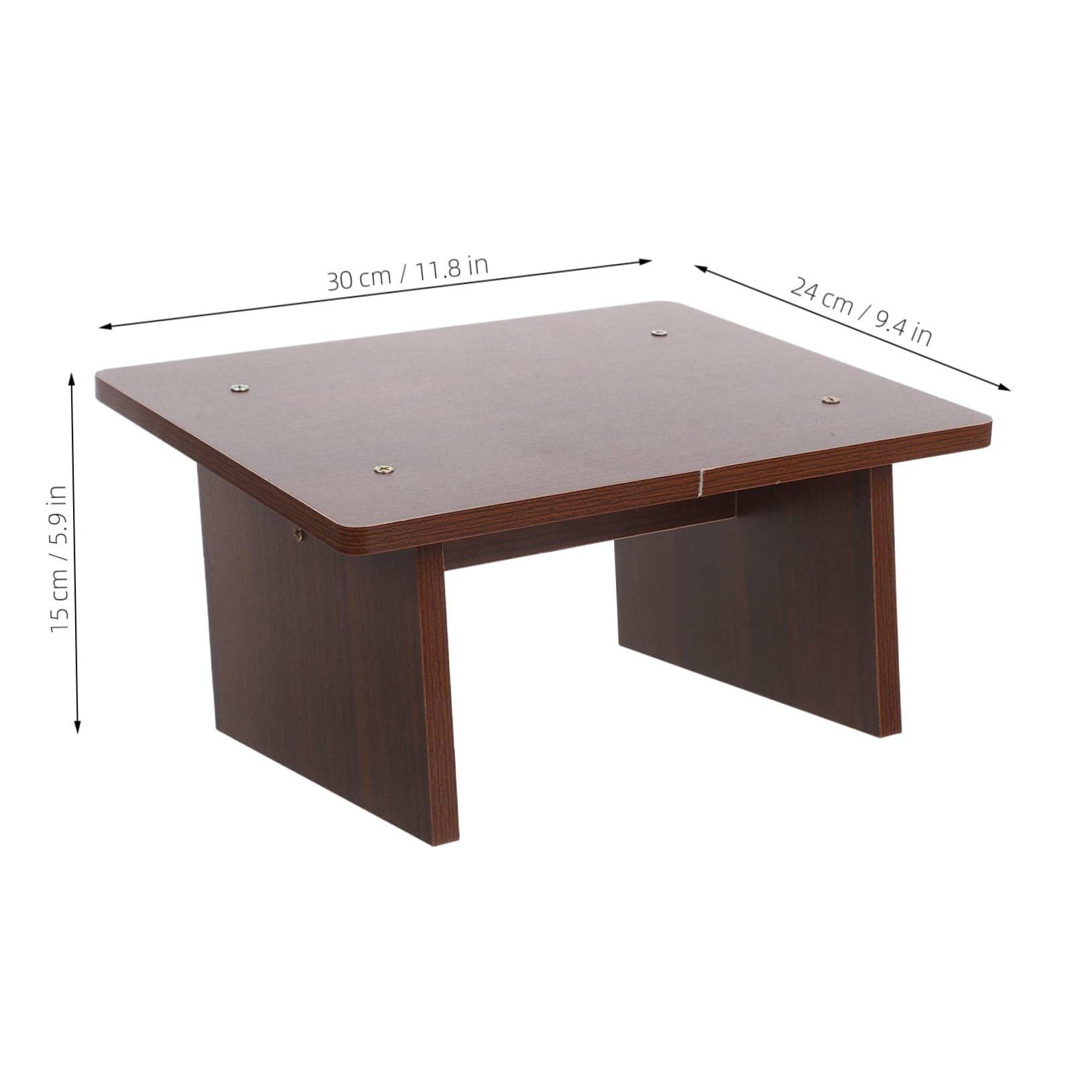 Sgabello Poggiapiedi in Legno Inclinato per Ufficio e Gaming | Portatile e Leggero, Supporto Gambe per Scrivania, Estetica Moderna e Contemporanea