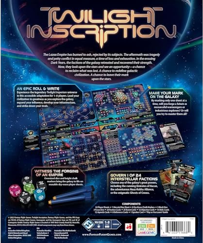 Fantasy Flight Games Twilight Inscription Board Game Ages 14+ 1-8 Players 90-120 Minutes Playing Time, FFGTIN01 - Image 4