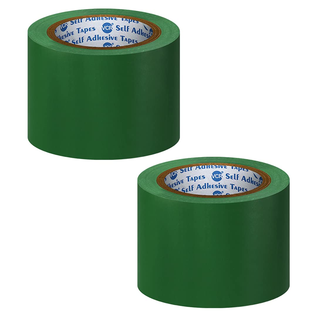 VCR Green Floor Marking Tape - 18 Meters in Length 72mm / 03" Width - 2 Rolls Per Pack - Waterproof Social Distancing lane Marking Tape for Safety, Hazard and Caution Warnings (B07RWWYH6R) Amazon Price History, Amazon Price Tracker