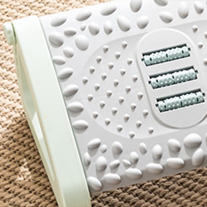 Blanketswarm Podnóżek Pod Biurkiem, Ergonomiczny Podnóżek z Rolkami Masującymi, Przenośny Podnóżek, Wygodny Podnóżek Pod Biurkiem, Kompaktowy Podnóżek z Tworzywa Sztucznego do(Zielony)