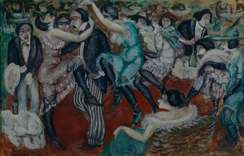 Pintura mural Café Chantant de Boris Grigoriev lienzo decorativo 60x90cm
