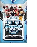 2025 Bowman University Chrome Football HOBBY box (20 pks/bx)