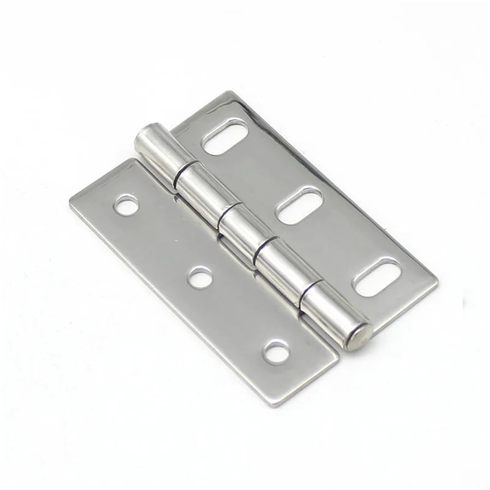 Rmwkrmogrf 304 Sus 304 Stainless Steel/Iron Industrial Door Closed Folding Flat Hinge Hardware Accessories 1Pcs(304 Sus)