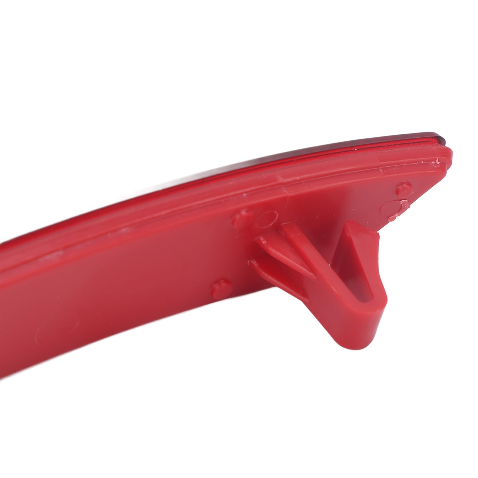 Alomejor Riflettore per Paraurti Posteriore, Materiale ABS con Luci di Posizione Rosse per MK4 e, Migliora la visibilità Notturna e la Sicurezza del Veicolo (Sinistra)