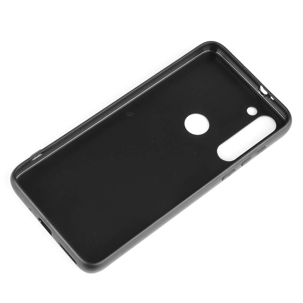 KOUYI Cover Motorola Moto G8 Power, Custodia 360° Girevole Regolabile Ring Armor Bumper TPU Case Staccabile 2 in 1 Magnetica Supporto Silicone Custodie (Camelia Rossa
