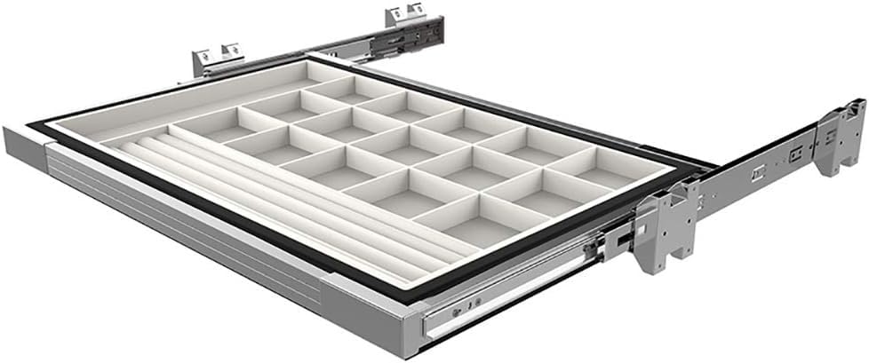 ZGSSOPTU Estante extensible extraíble para joyería/reloj y corbata, caja de almacenamiento para armario