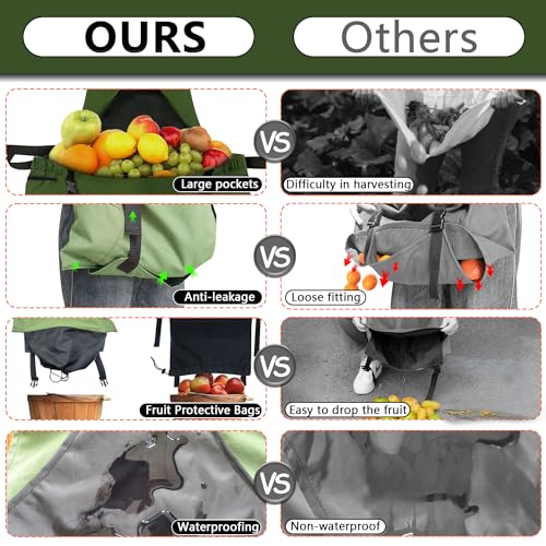 Gardening-Apron-Harvest-Apron-Gardening-Gifts-for-Men-Gardening-Apron-with-Pockets-for-Women-Green