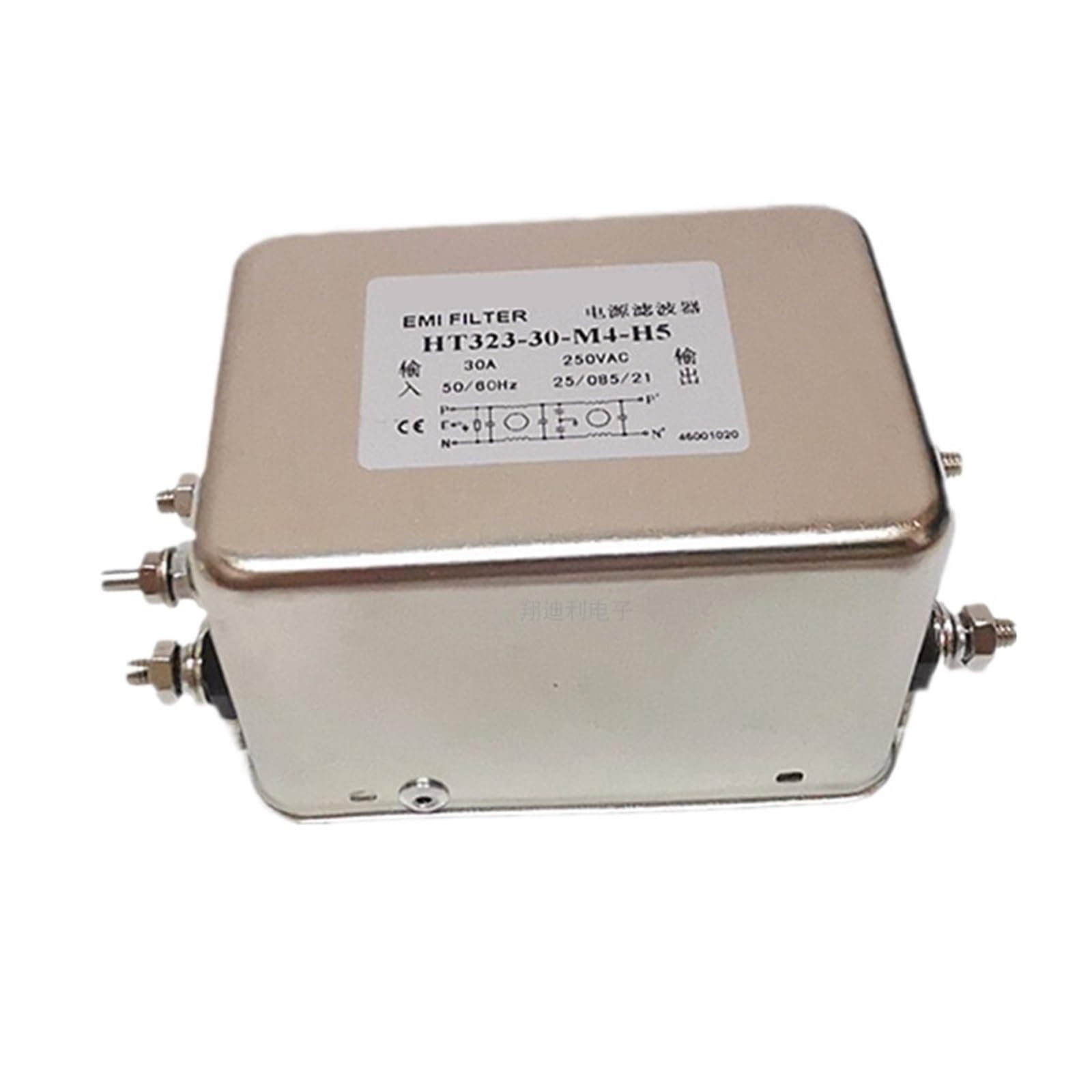 220V Power Supply electromagnetic Frequency Conversion Filter HT323-10-L8-H1 Single Phase 6A 10A 16A 20A 30A(HT323-30-M4-H5 30A)